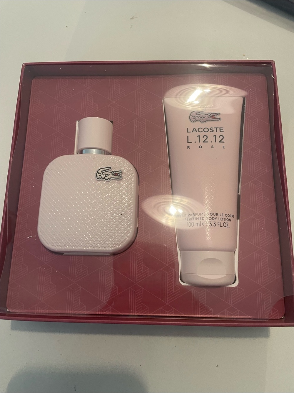 Lacoste L.12.12 Rose Gift Set New